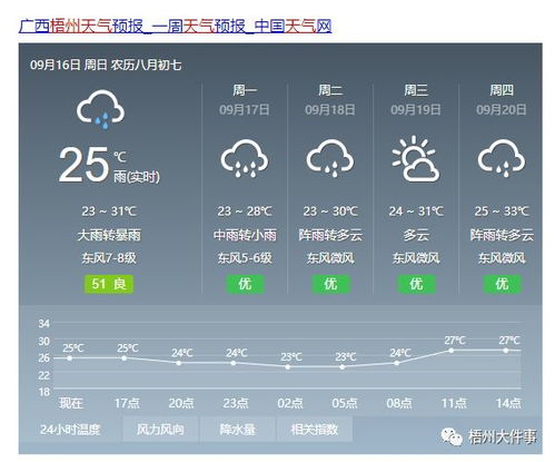梧州天气预报15天（梧州天气预报15天当地天气查询张元英）
