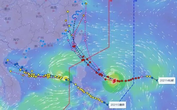 双台风康森灿都夹击，今年第13、14号台风如何影响我国？